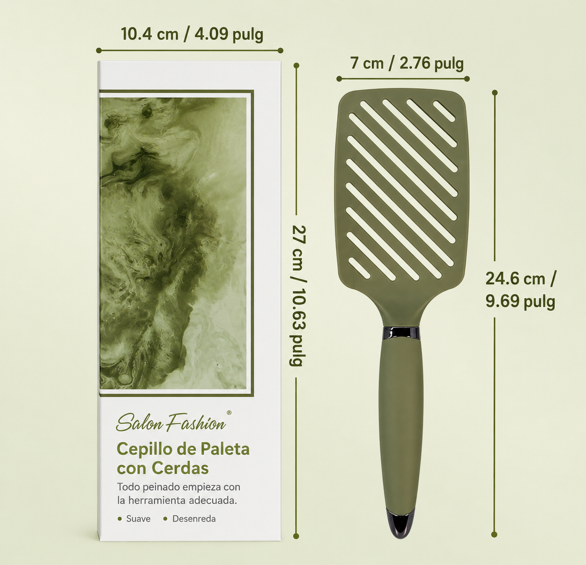 Cepillo Desenredante con Cerdas de Jabalí Linden