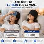 Gorro de gel frío y calor 360° para migraña Linden - imagen 3