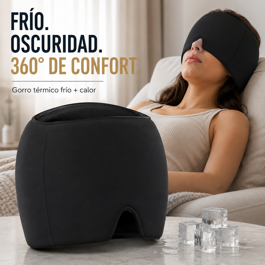 Gorro de gel frío y calor 360° para migraña Linden - imagen 1