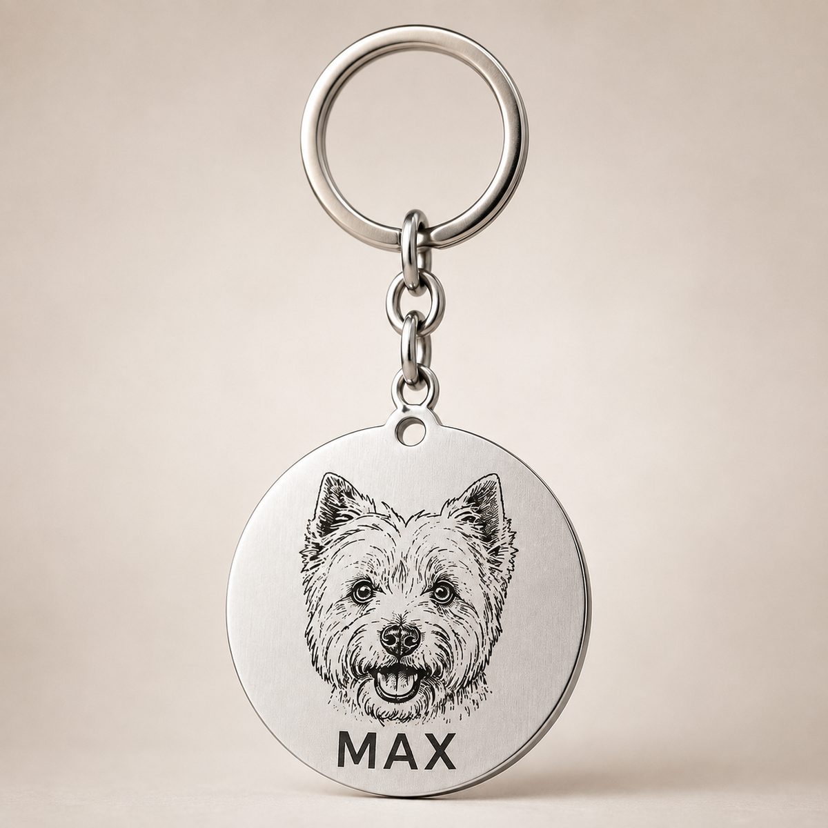 Llavero personalizado para mascotas con foto y nombre Linden - imagen 6