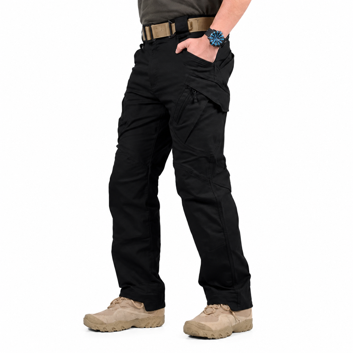 Pantalón táctico cargo impermeable multibolsillos Linden - imagen 4
