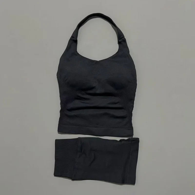 Conjunto Deportivo Seamless de 2 Piezas para Mujer Linden