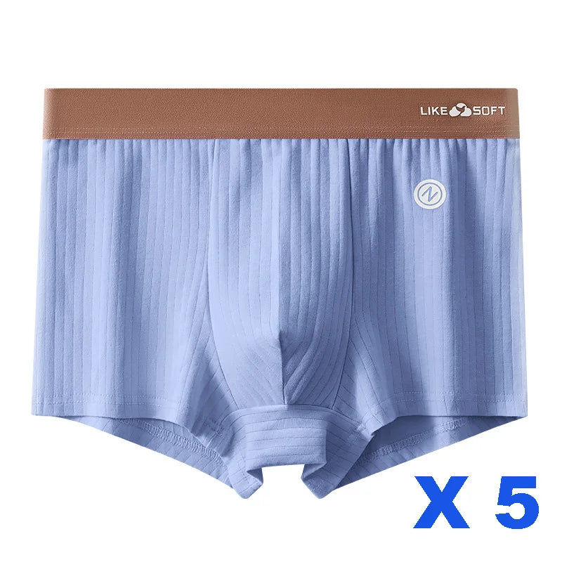 Pack de 5 Bóxers Premium a Rayas para Hombre  Linden