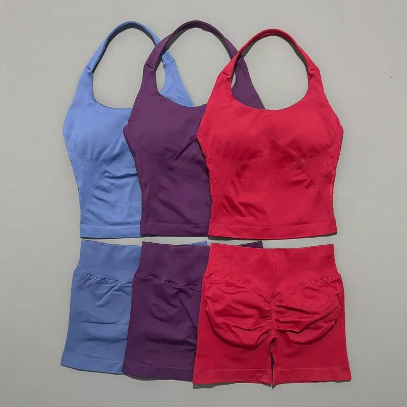 Conjunto Deportivo Seamless de 2 Piezas para Mujer Linden