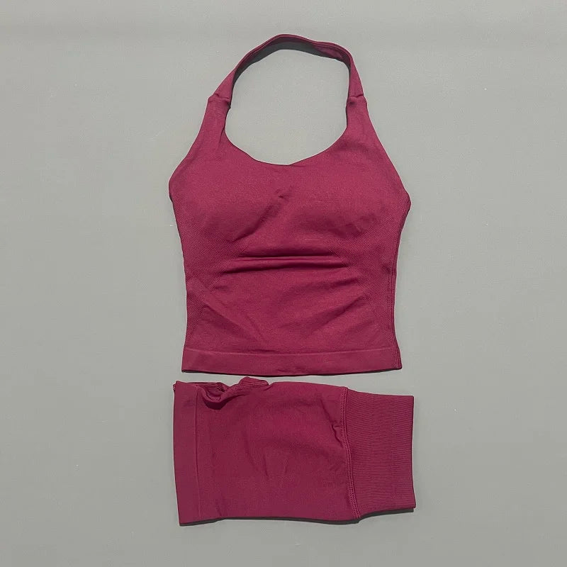Conjunto Deportivo Seamless de 2 Piezas para Mujer Linden