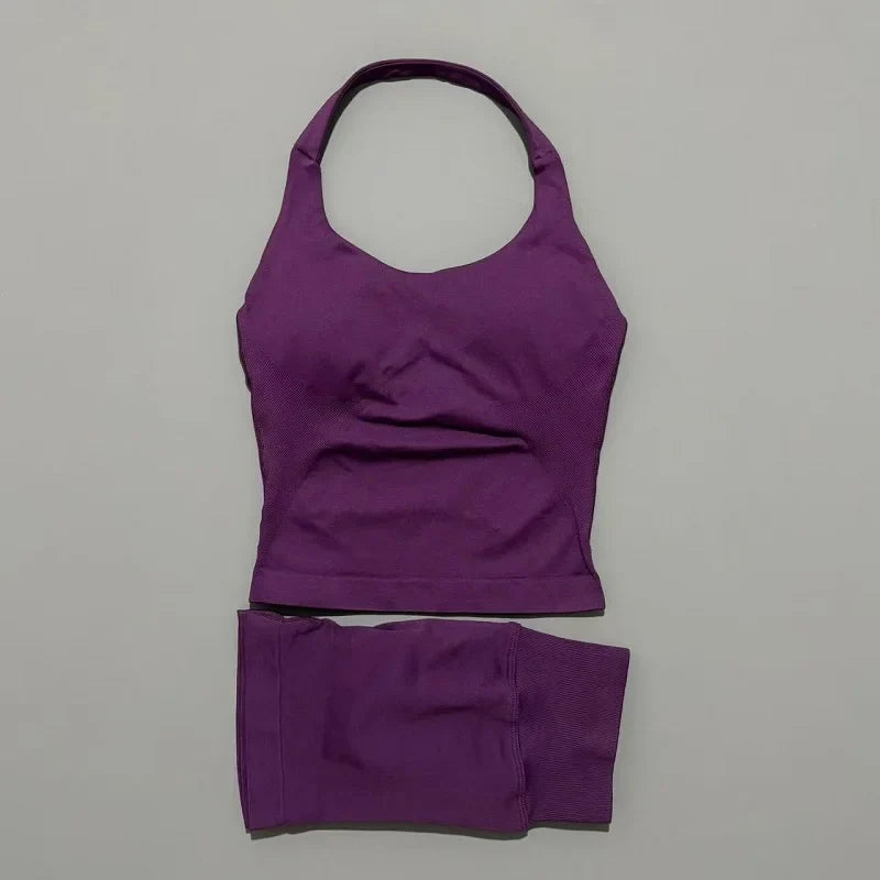 Conjunto Deportivo Seamless de 2 Piezas para Mujer Linden