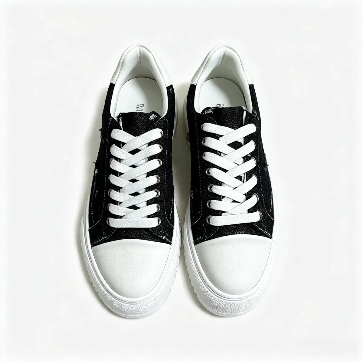 Tenis de Lona Desgastados con Plataforma para Hombre Linden