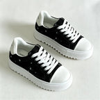 Tenis de Lona Desgastados con Plataforma para Hombre Linden