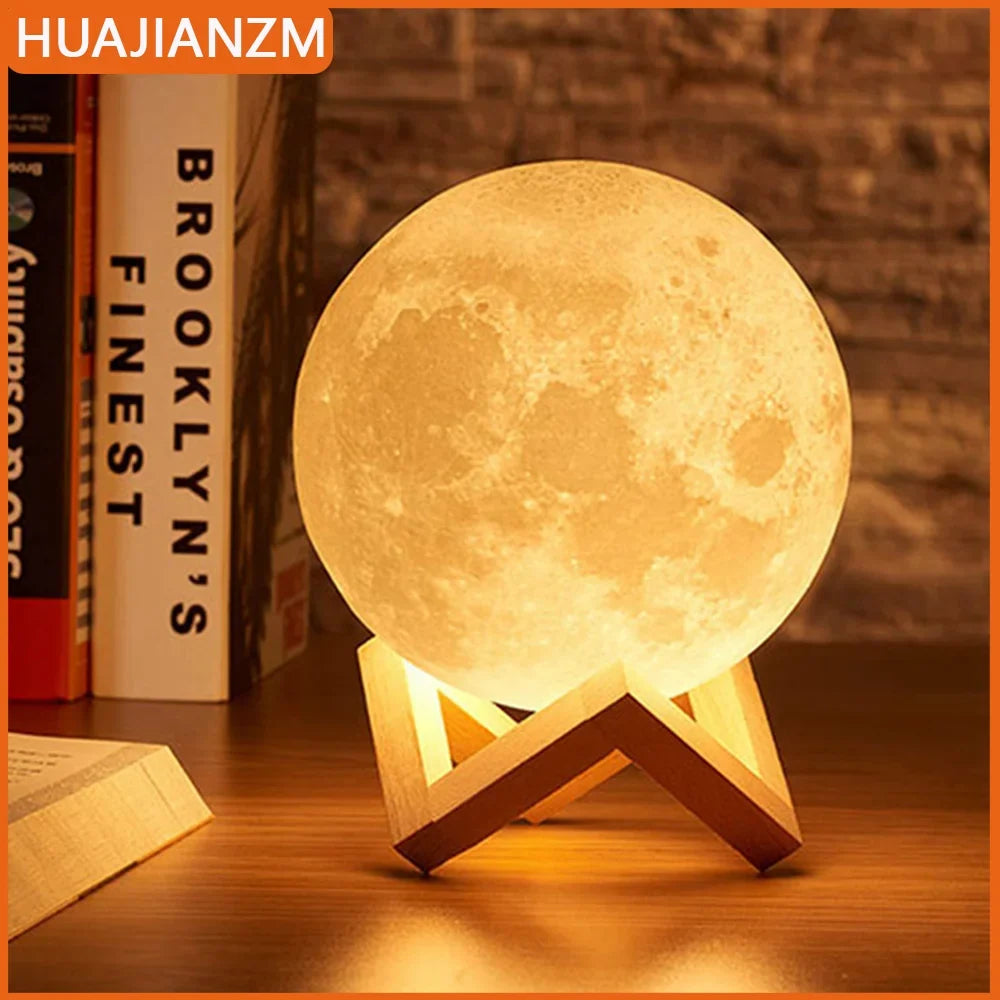 Lámpara Luna LED con Base Linden