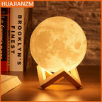 Lámpara Luna LED con Base Linden