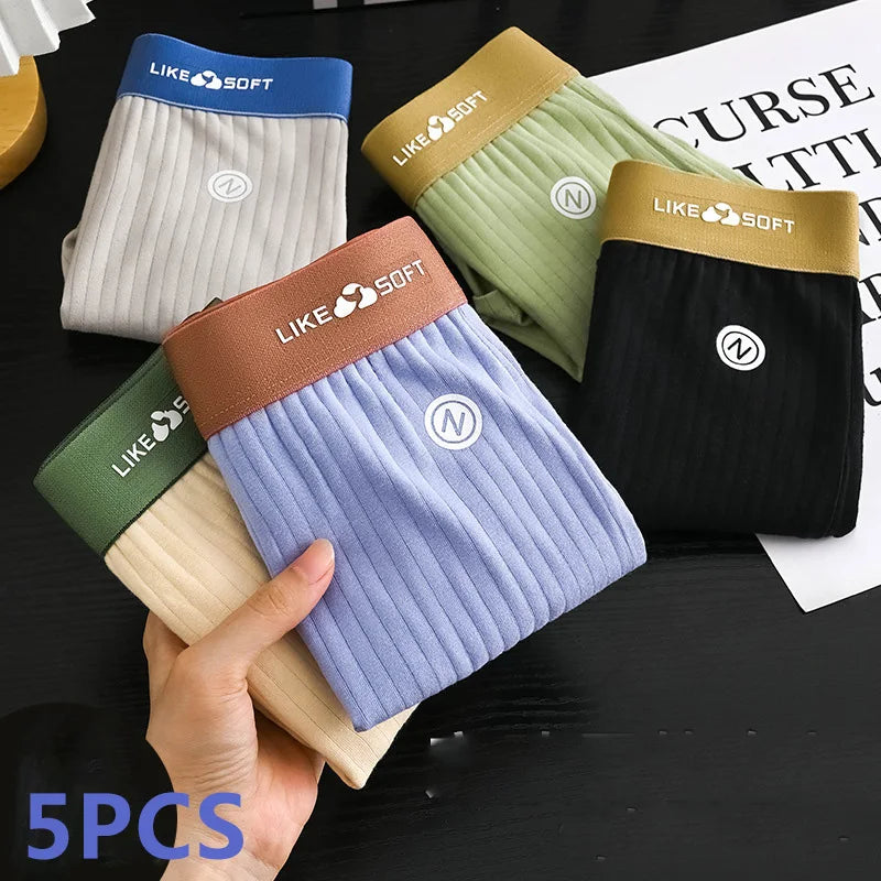 Pack de 5 Bóxers Premium a Rayas para Hombre  Linden