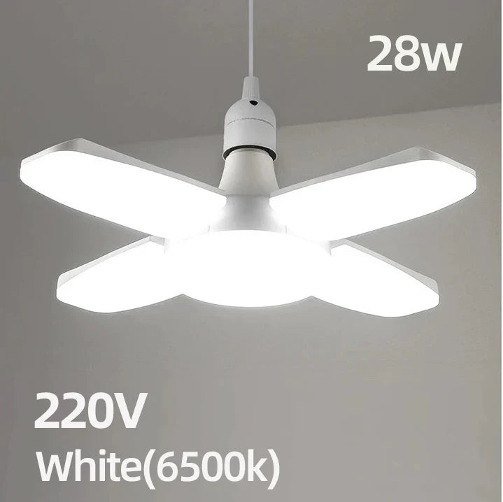 Foco LED plegable Linden de luz blanca fría, variante de 220 V.