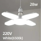 Foco LED plegable Linden de luz blanca fría, variante de 220 V.