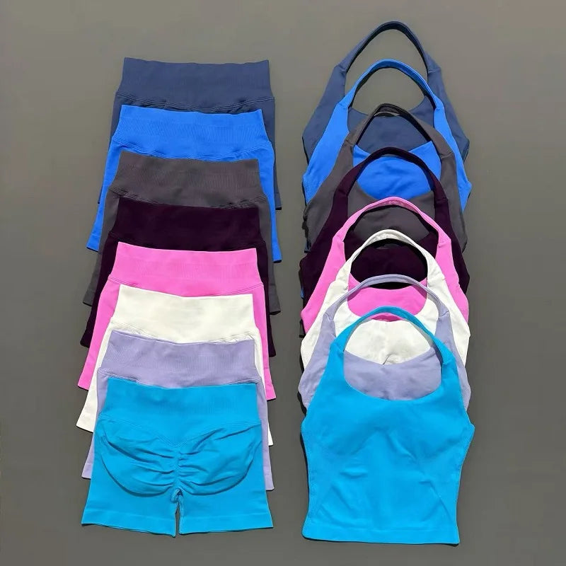 Conjunto Deportivo Seamless de 2 Piezas para Mujer Linden