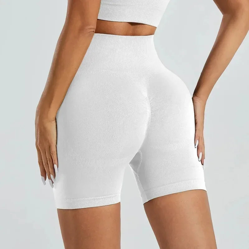 Short Deportivo Seamless de Cintura Alta para Mujer Linden