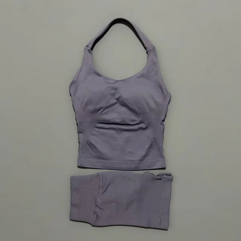 Conjunto Deportivo Seamless de 2 Piezas para Mujer Linden