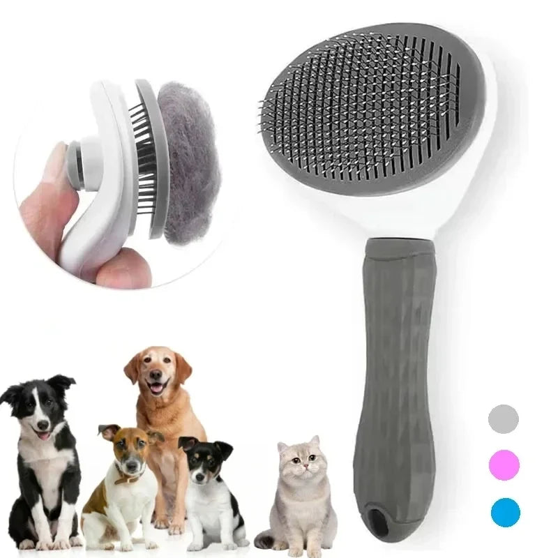 Cepillo Autolimpiante Removedor de Pelo para Mascotas Linden