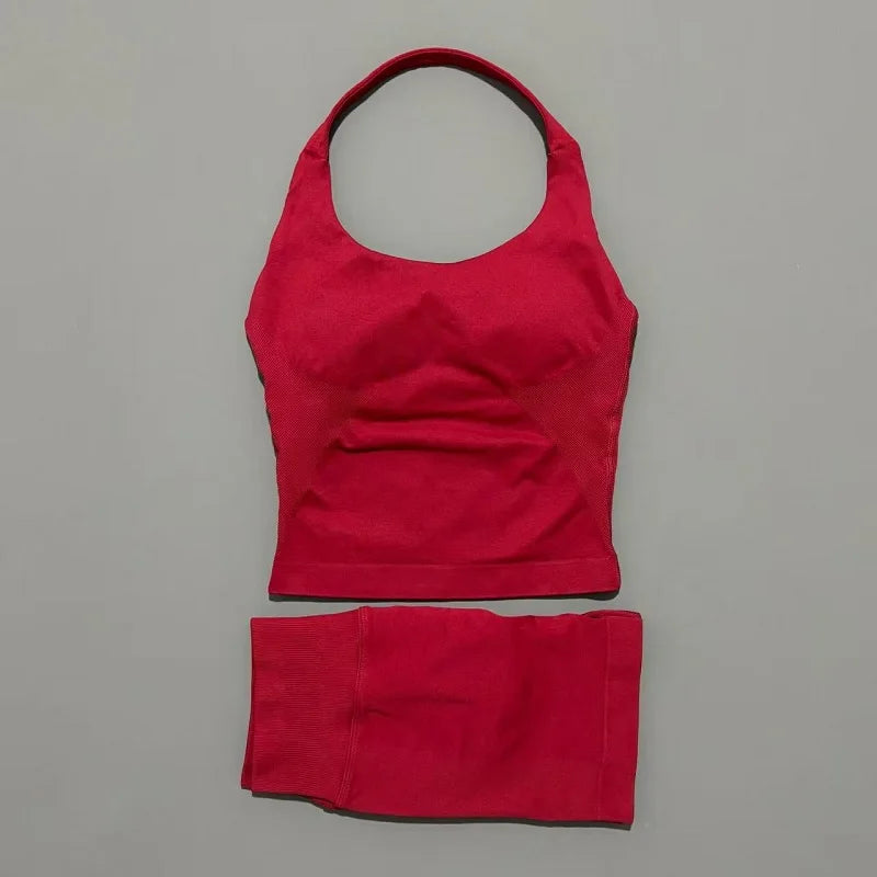 Conjunto Deportivo Seamless de 2 Piezas para Mujer Linden