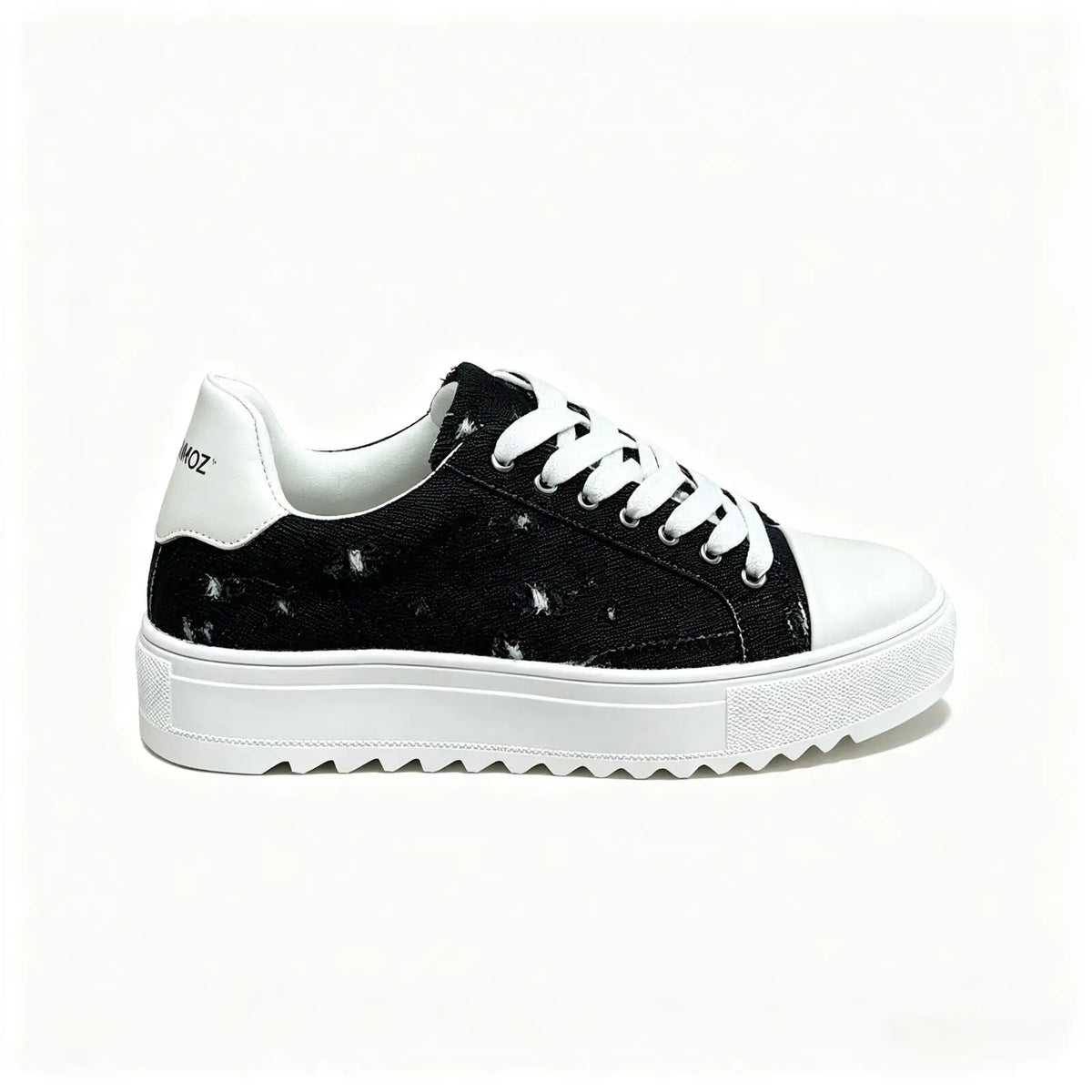 Tenis de Lona Desgastados con Plataforma para Hombre Linden