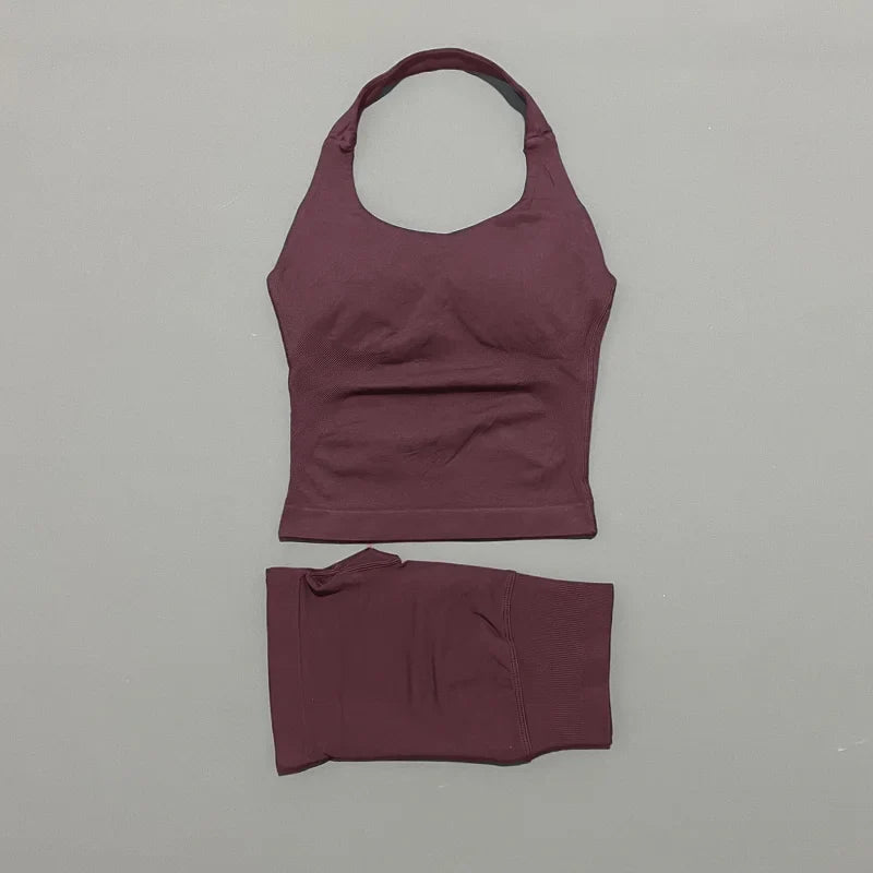 Conjunto Deportivo Seamless de 2 Piezas para Mujer Linden