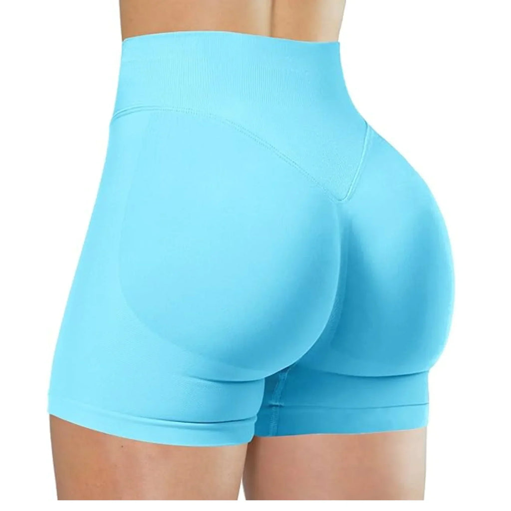 Short Deportivo Seamless de Cintura Alta para Mujer Linden