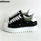 Tenis de Lona Desgastados con Plataforma para Hombre Linden