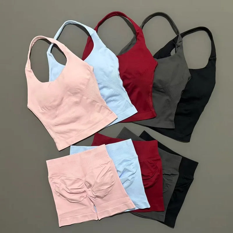 Conjunto Deportivo Seamless de 2 Piezas para Mujer Linden