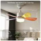 Ventilador de techo con luz LED y control remoto Linden - imagen 6