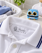 Sello Personalizado para Ropa y Útiles Escolares 2 en 1 Linden™