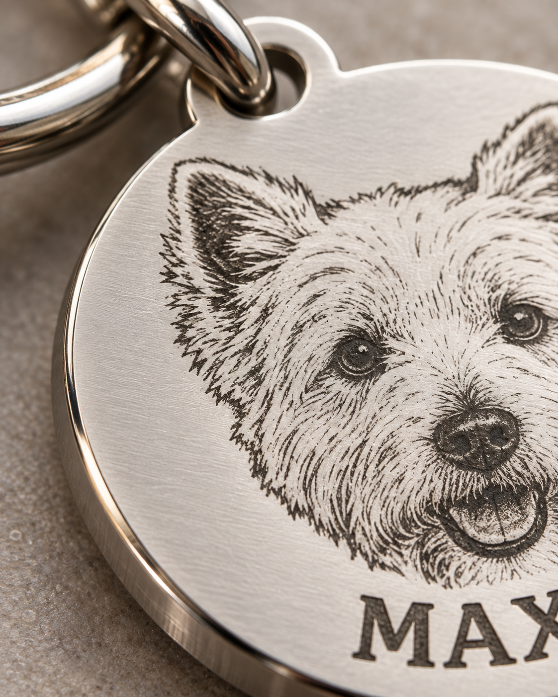 Llavero Personalizado para Mascotas con Foto y Nombre Linden™