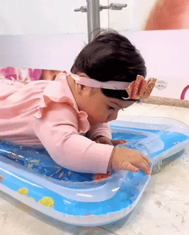 Tapete de Agua Sensorial Inflable para Bebé Tummy Time Linden™