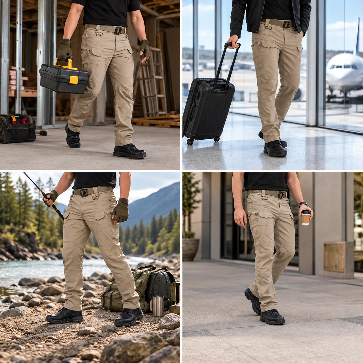 Pantalón cargo Linden: trabajo, viajes y actividades al aire libre